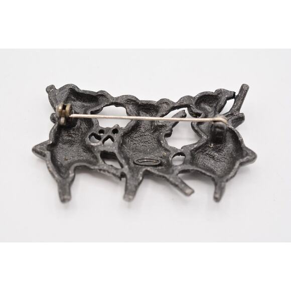 Vintage Ballet Dancing Pigs Pin Brooch Olivia Pig Ballerina Chunky NOS 80s BinA6 - Picture 10 of 12